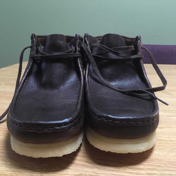 (03668) CLARKS WALLABEE BOOT BROWN, MENS, SIZE 9.5 main image 4